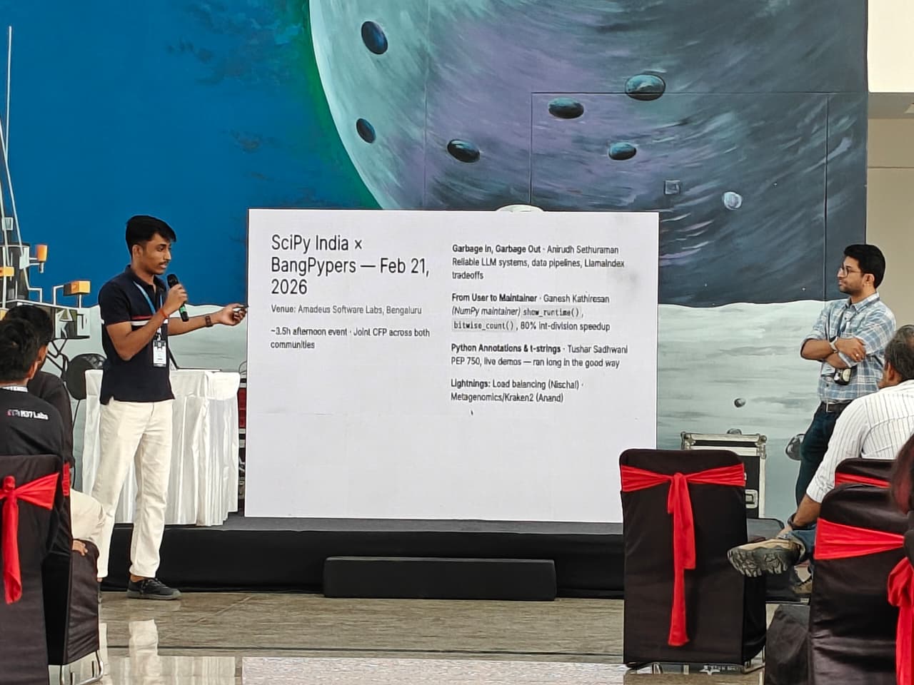 Showcasing the SciPy India x BangPypers meetup