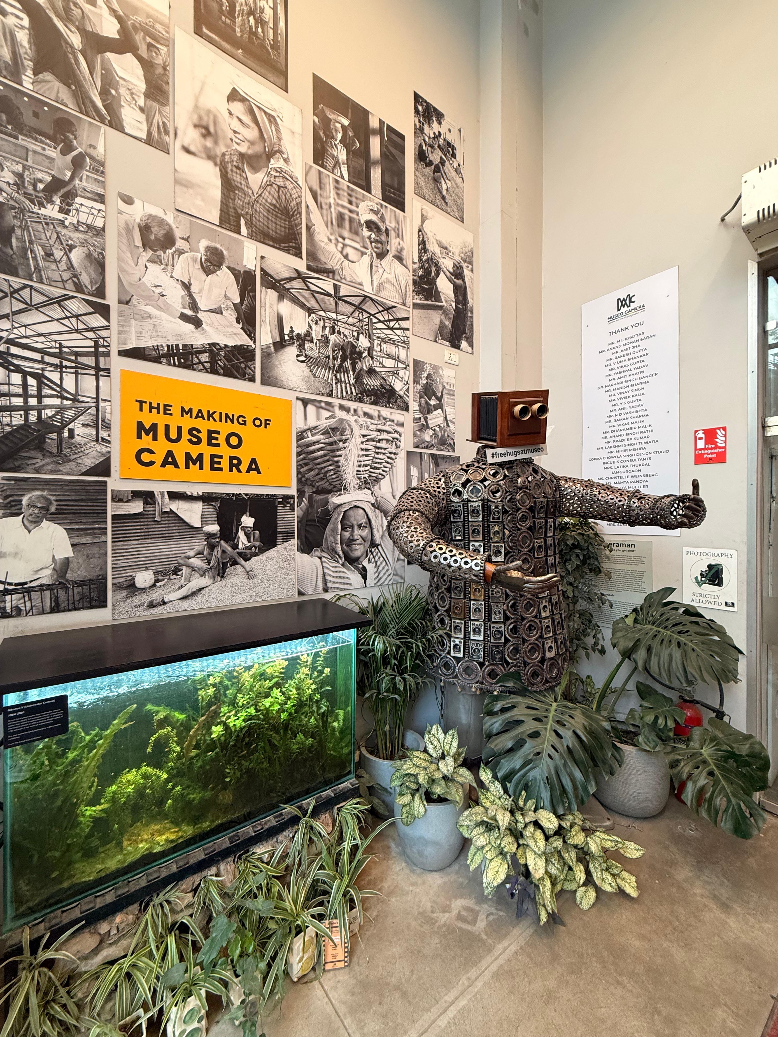 The entrance exhibit