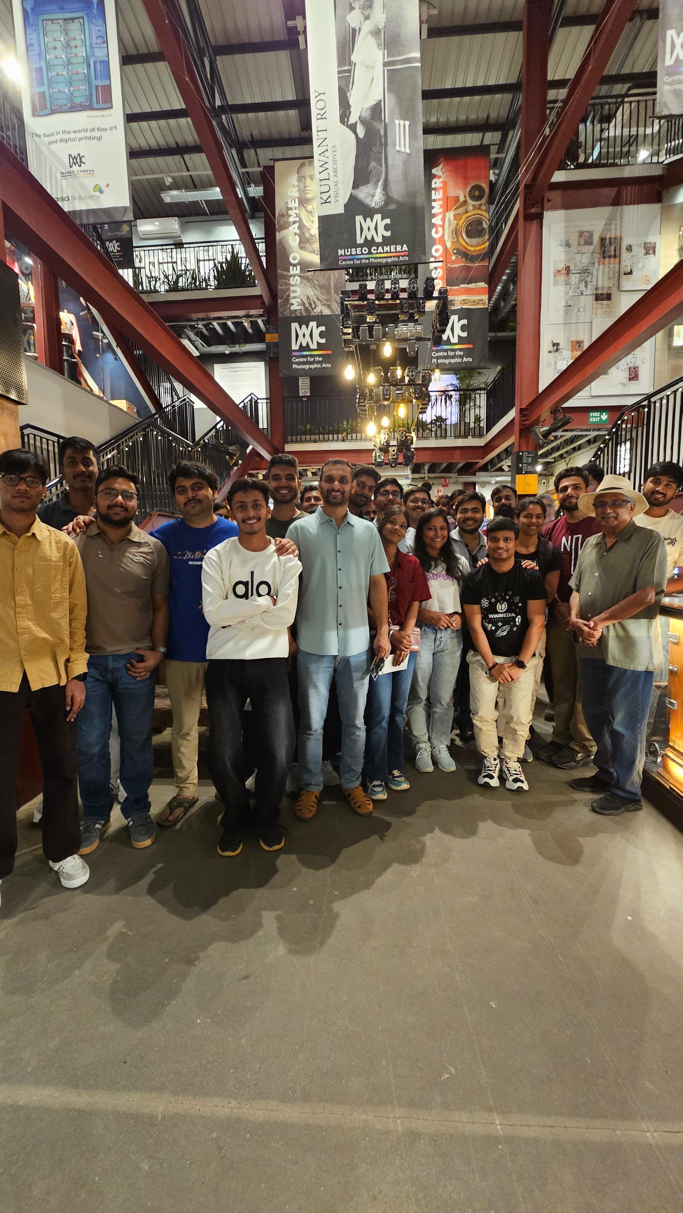 Group photo at Museo Camera