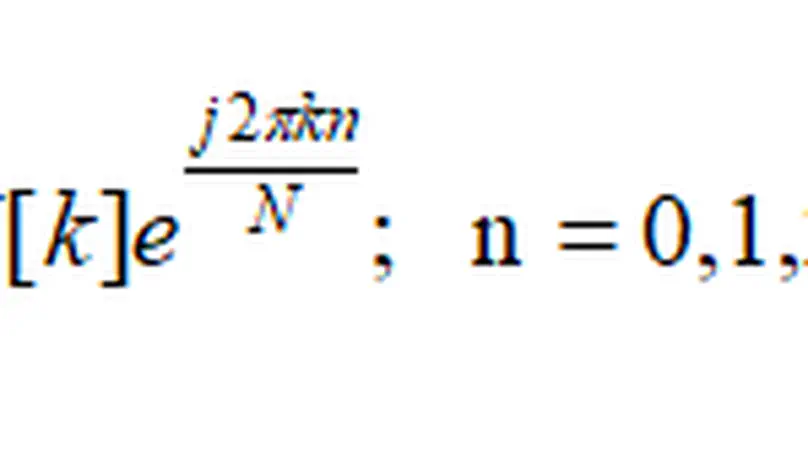 Discrete Fourier Transform